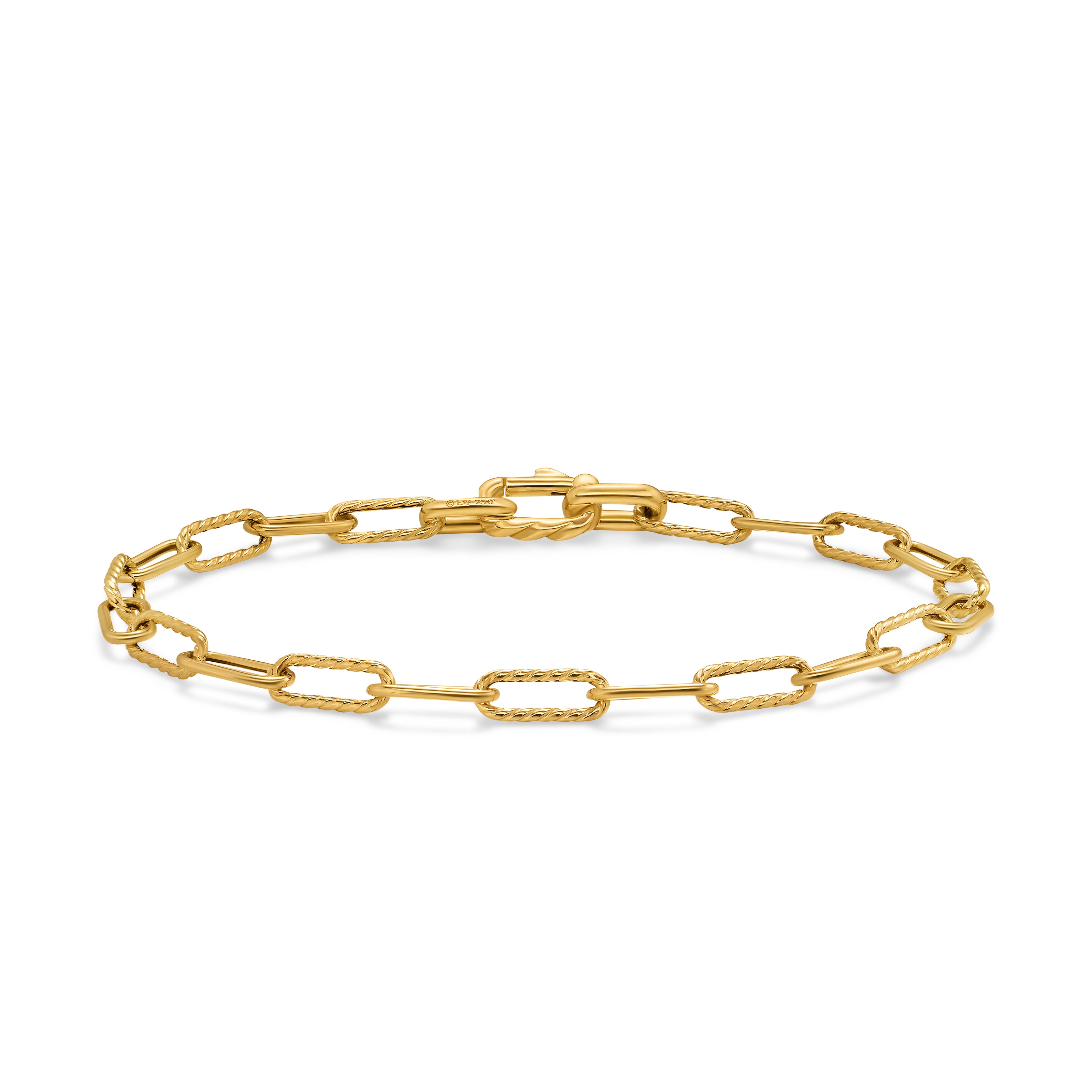 DY MadisonÂ® Chain Bracelet in 18K Yellow Gold, 4mm – Little