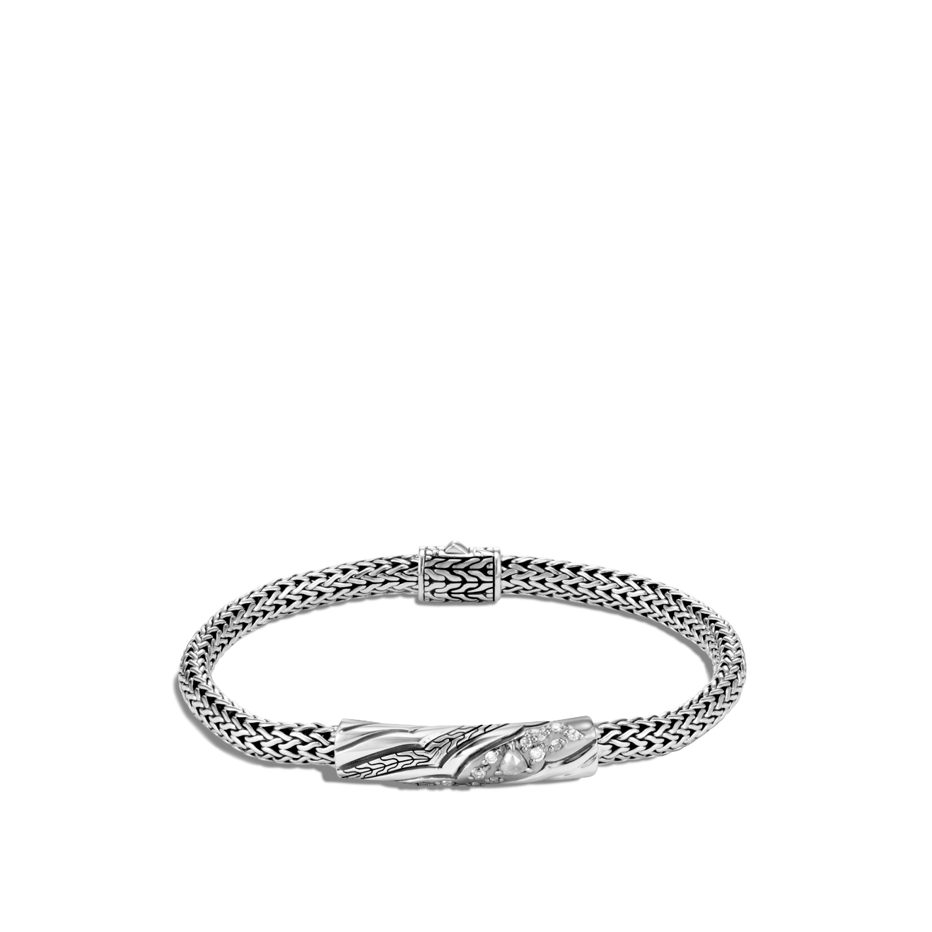 Station Bracelet with Diamonds Little Switzerland