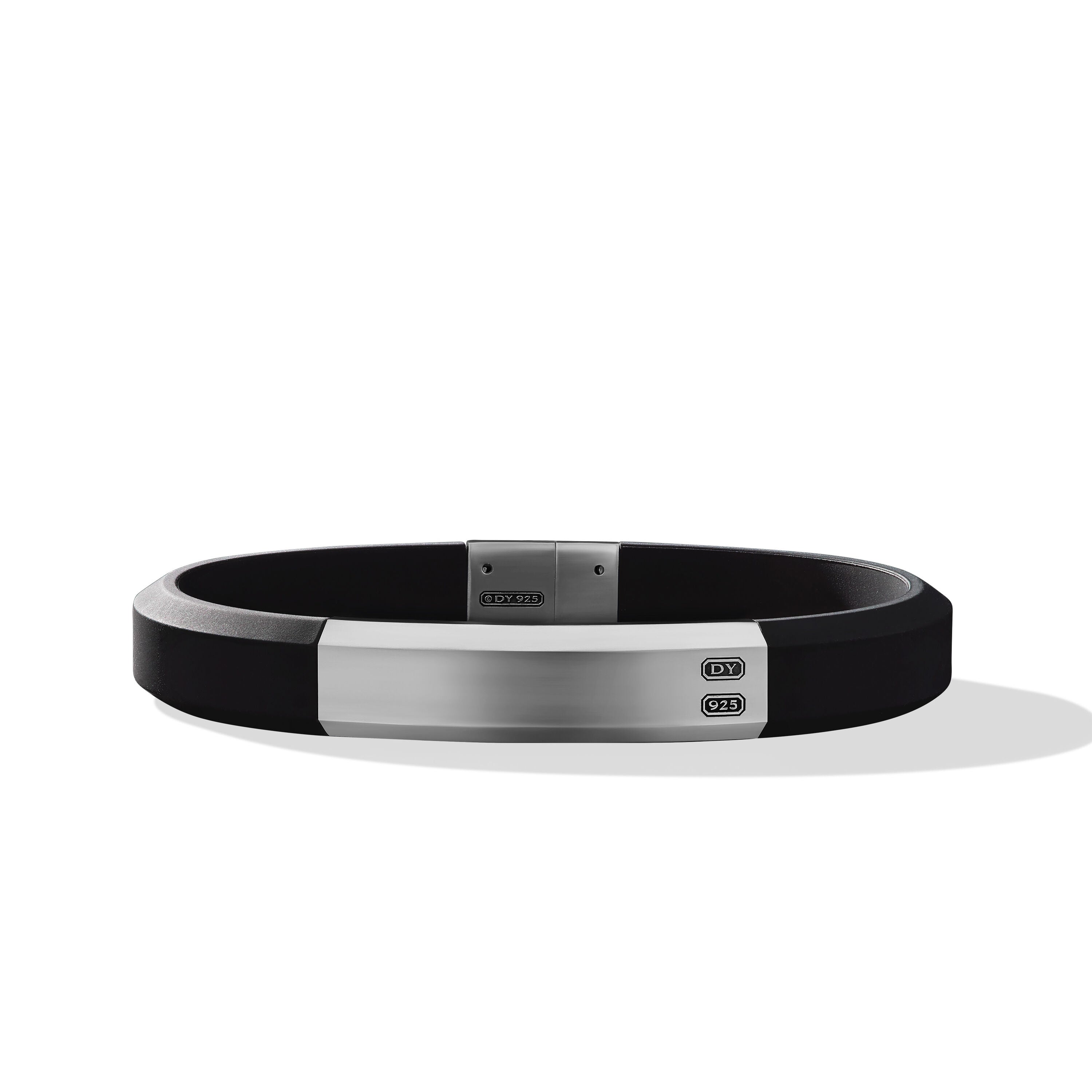 Streamline ID Black Rubber Bracelet Little Switzerland