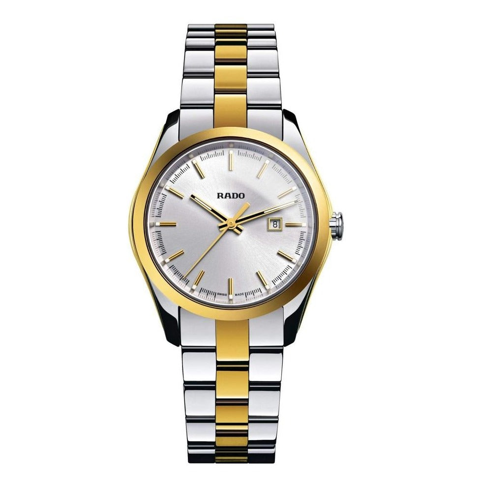 【箱・保証書・冊子・コマ付き美品】RADO クォーツ腕時計 ホワイト スイス製 Rado Hyperchrome Quartz – Little Switzerland