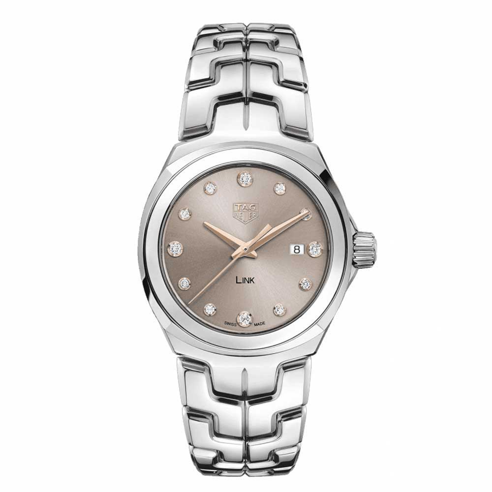 TAG Heuer Link Quartz Ladies Taupe Steel Watch – Little Switzerland