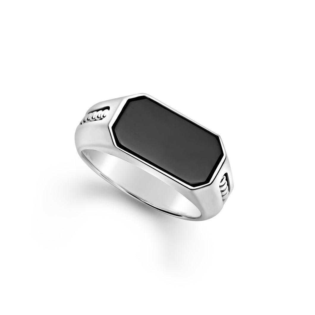 Anthem Onyx Octagon Ring