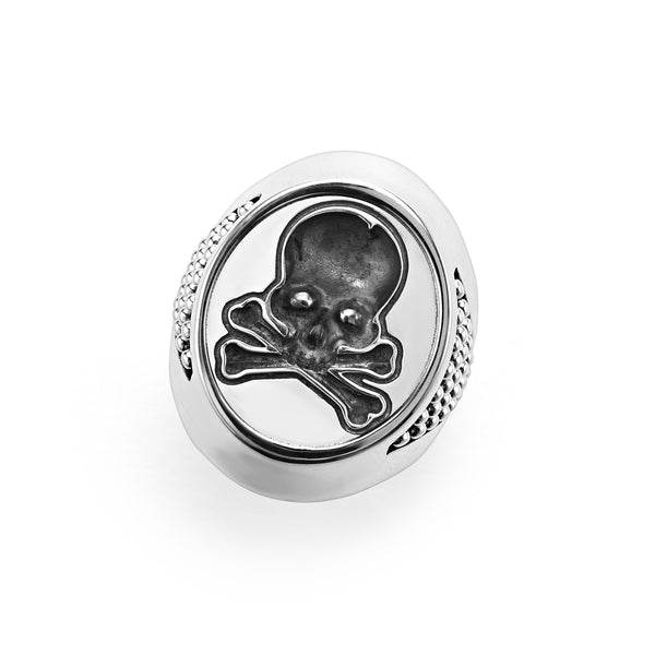 Anthem Silver Skulls Signet Ring