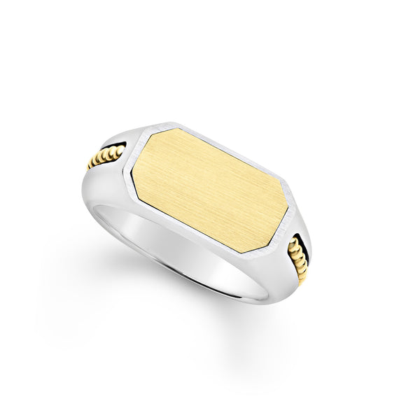 Anthem Two-Tone Octagon Ring