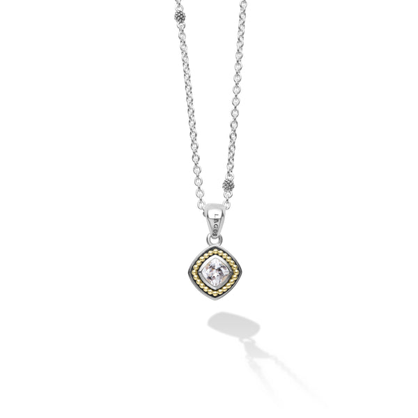 Rittenhouse White Topaz Pendant Necklace