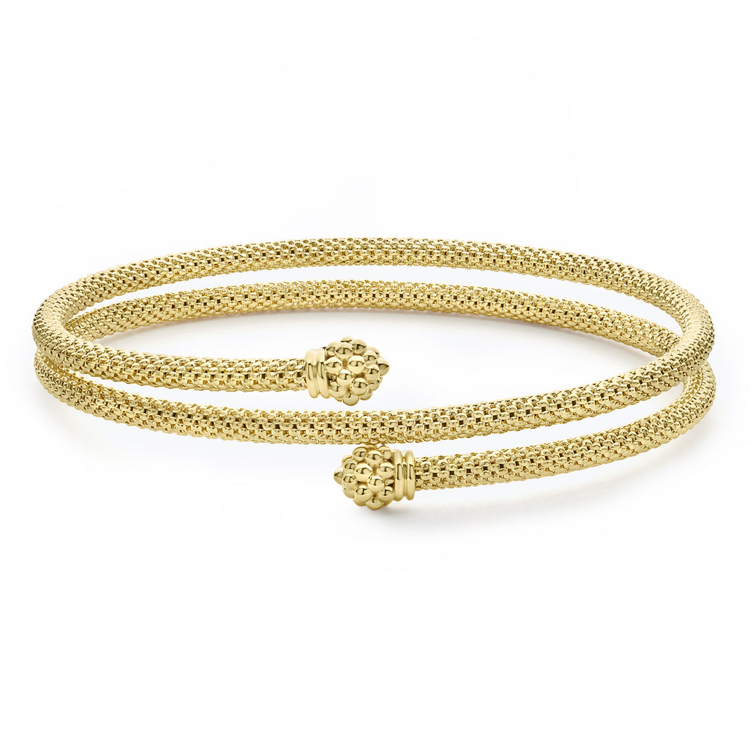 18K Gold Superfine Wrap Bracelet