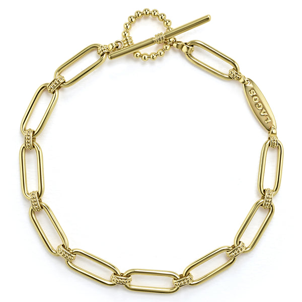 18K Gold Petite Link Bracelet