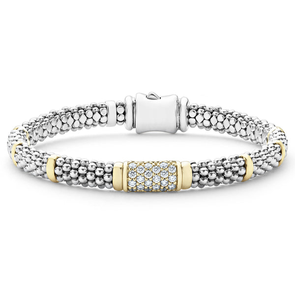 Signature Caviar Diamond Caviar Bracelet | 6mm