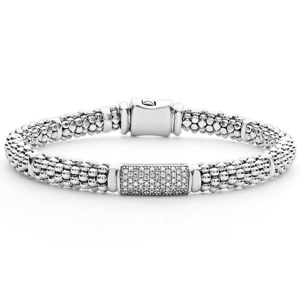 Signature Caviar Diamond Bracelet | 6mm