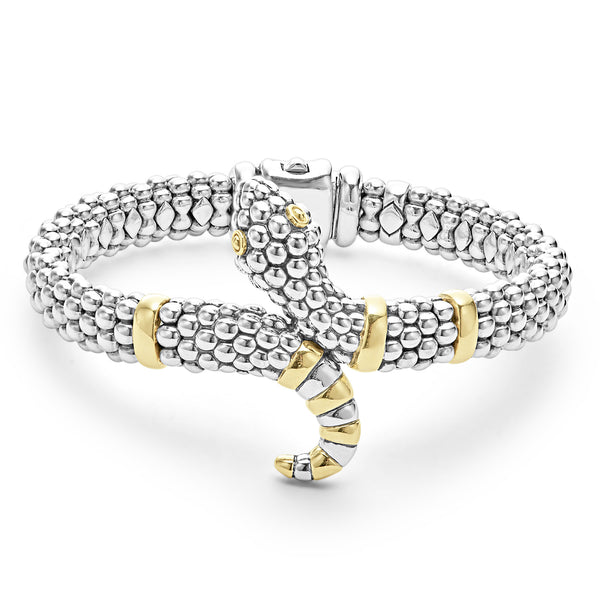 Rare Wonders Two-Tone Snake Rope Bracelet