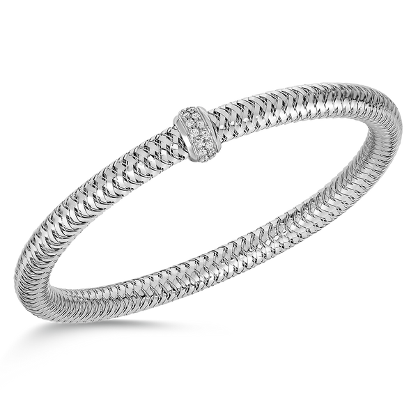 18K White Gold Primavera Diamond Accent Bracelet