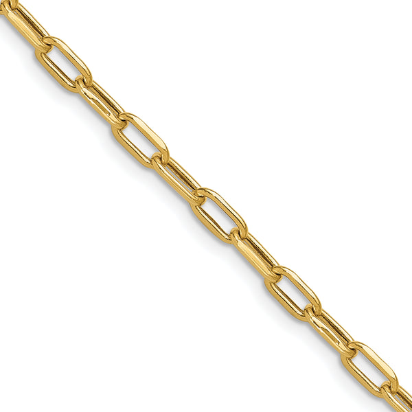 Paperclip Necklace in 14K Yellow Gold