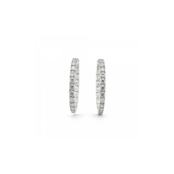 1.00 ctw. Inside/Out Hoops