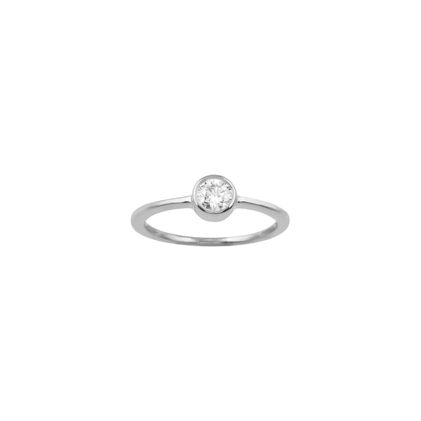 Diamond Bezel Ring