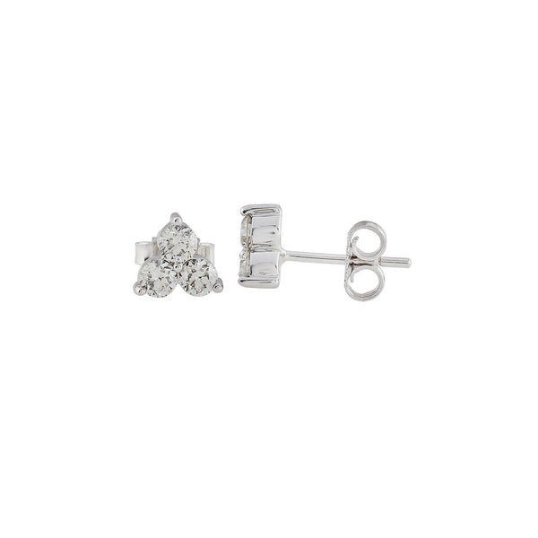 Three Stone Earrings