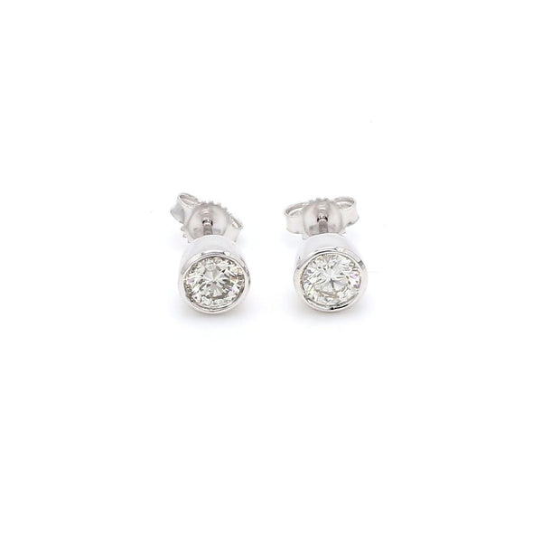 Bezel Earrings