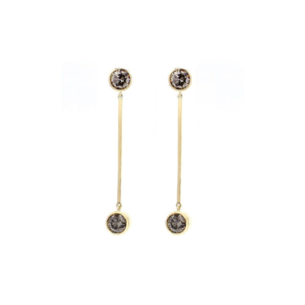 Bezel Earrings