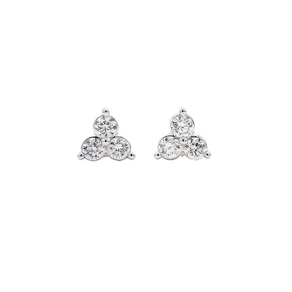 Three Stone Earrings
