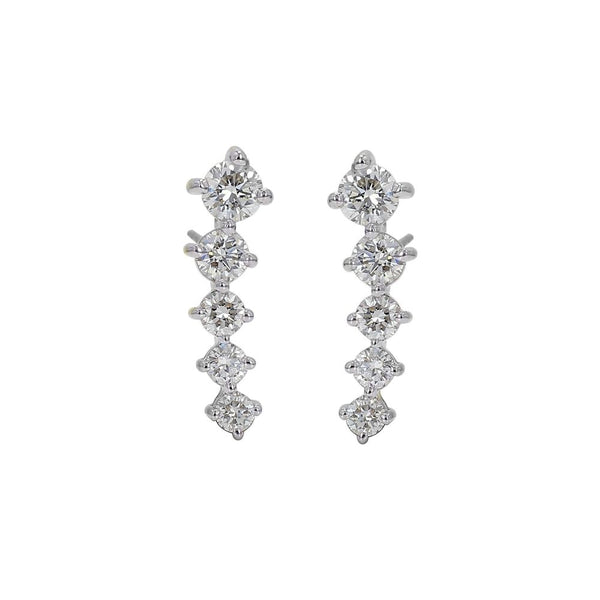 Diamond Climber Earrings