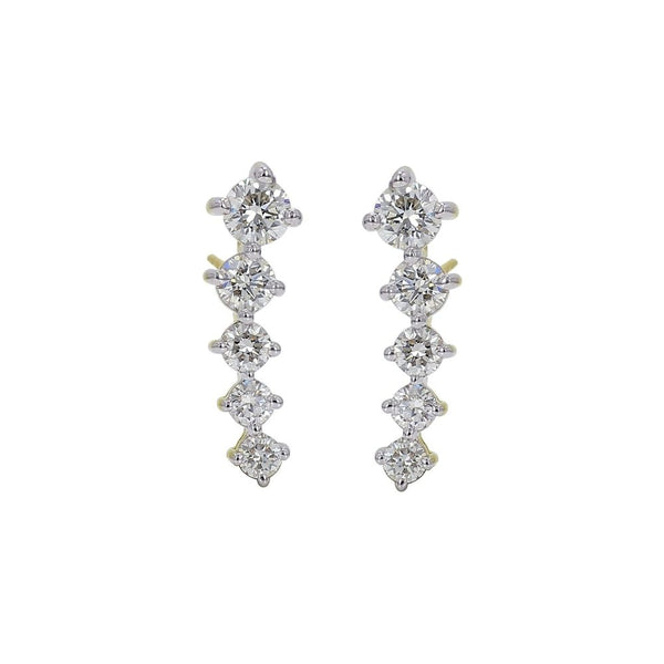 Diamond Climber Earrings