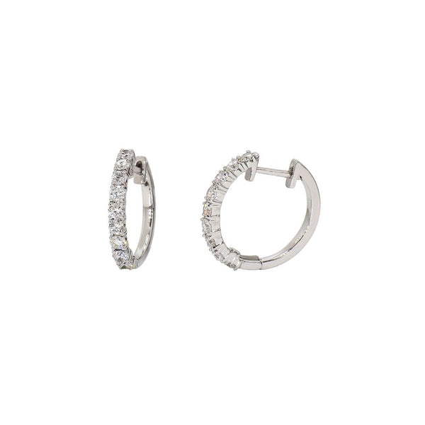Diamond Hoop Earrings