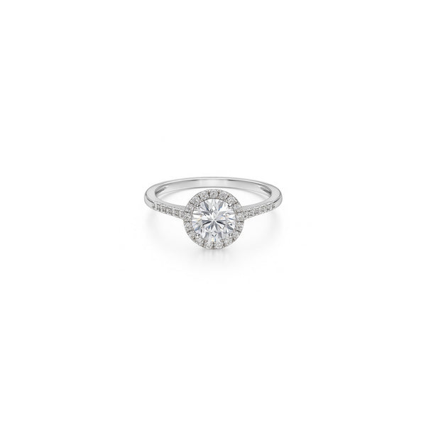 Halo Solitaire Ring