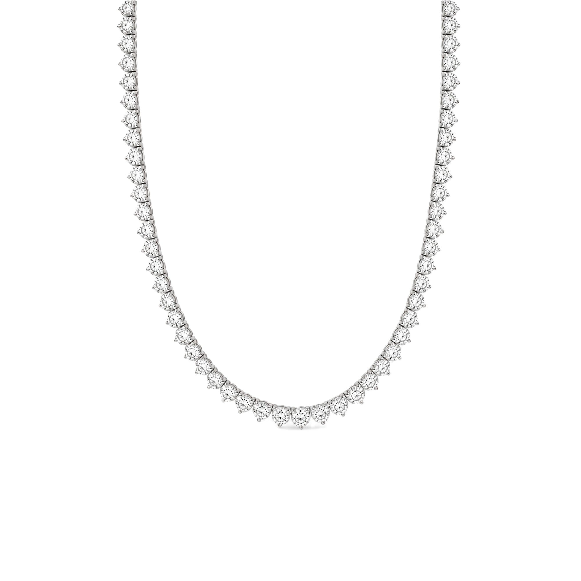 15.00 ctw. Diamond Tennis Necklace – Little Switzerland