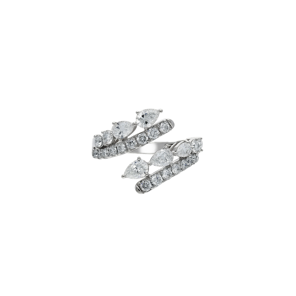 Bypass Diamond Ring