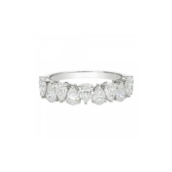 Pear Shaped Diamond Band