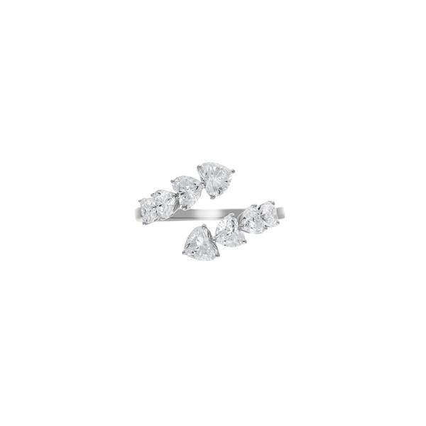 Heart Bypass Diamond Ring