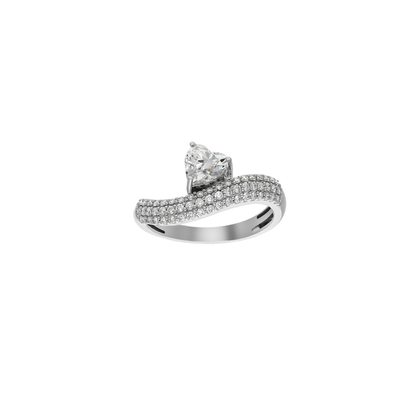 Wave Diamond Ring