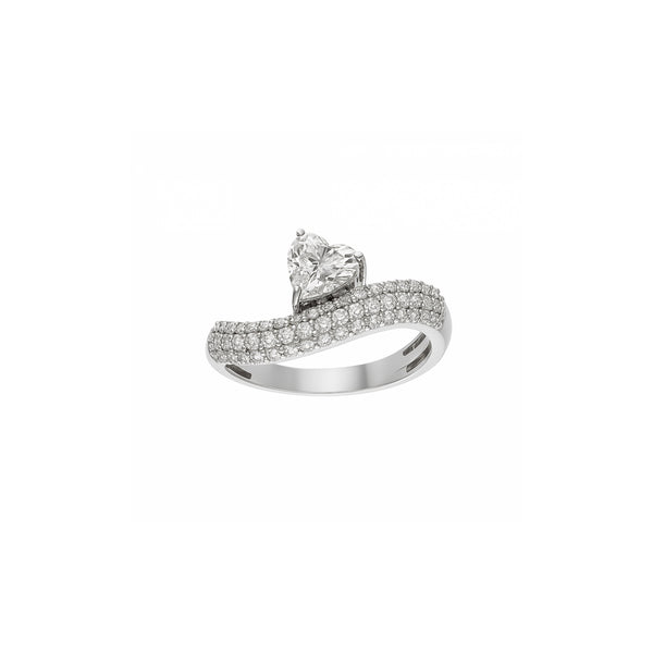 Wave Diamond Ring