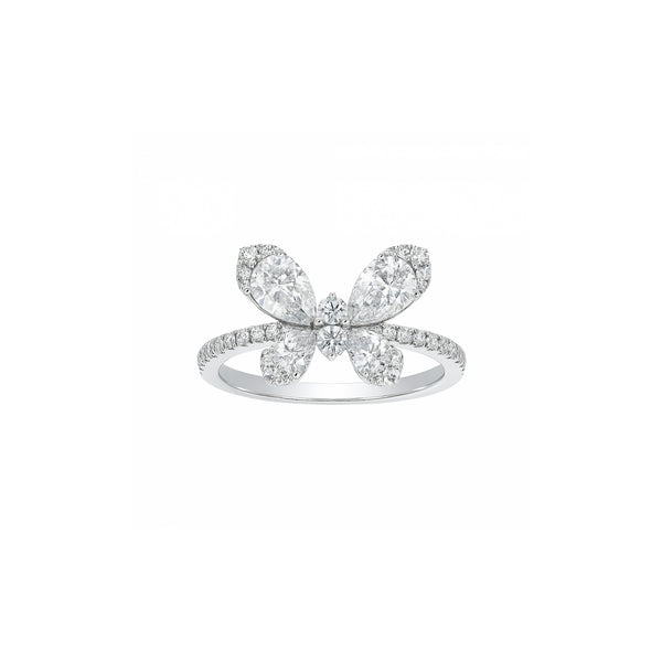 Butterfly Diamond Ring