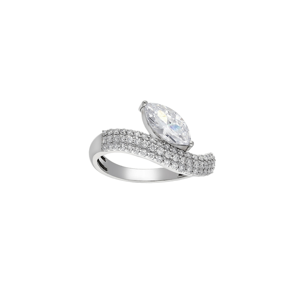 Wave Diamond Ring
