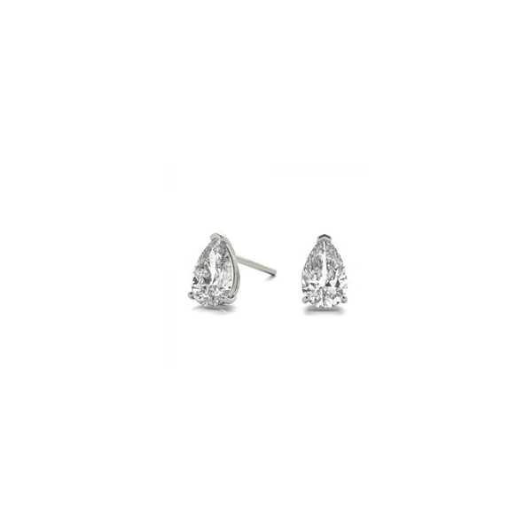 1.00 ctw. Pear Stud Earrings