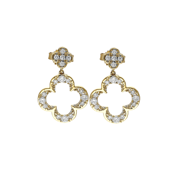 Clover Drop Earrings