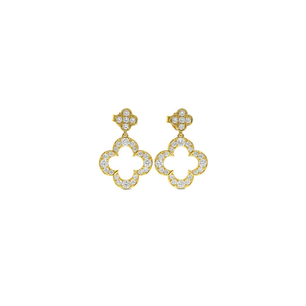 Clover Drop Earrings