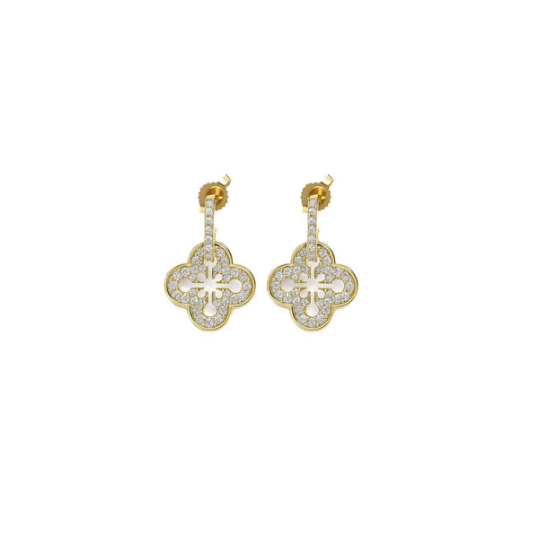 Clover Drop Earrings