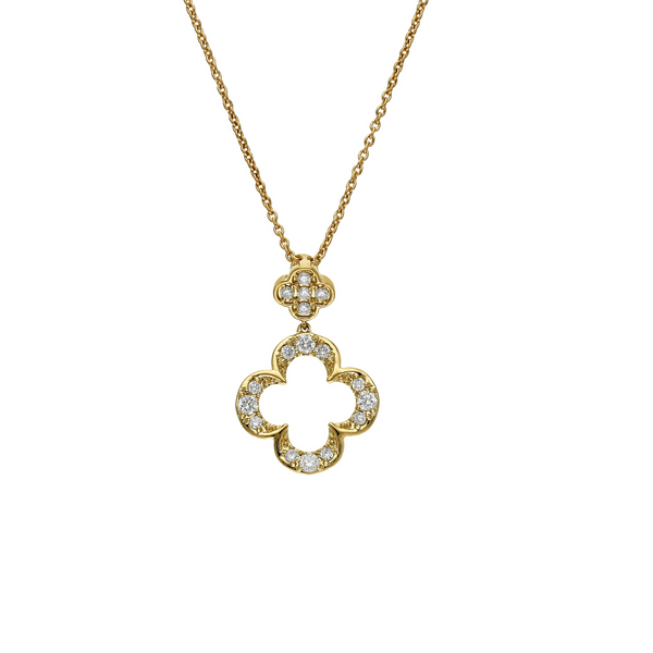 Clover Diamond Pendant