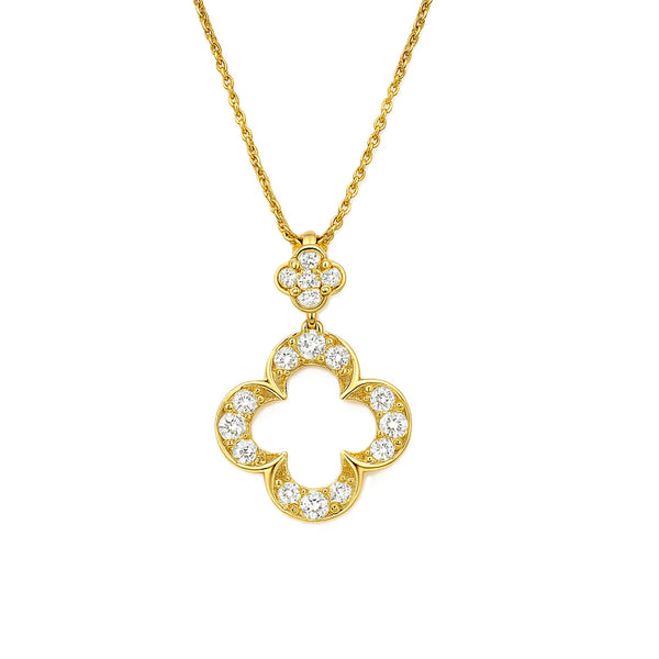Clover Diamond Pendant