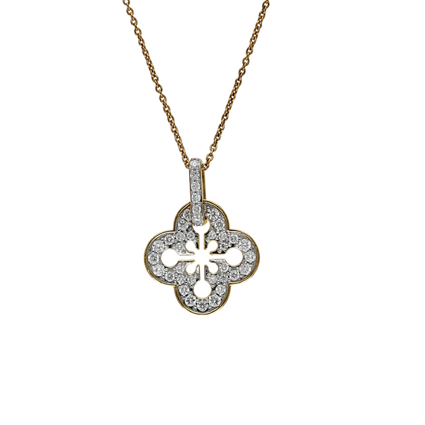 Clover Diamond Pendant