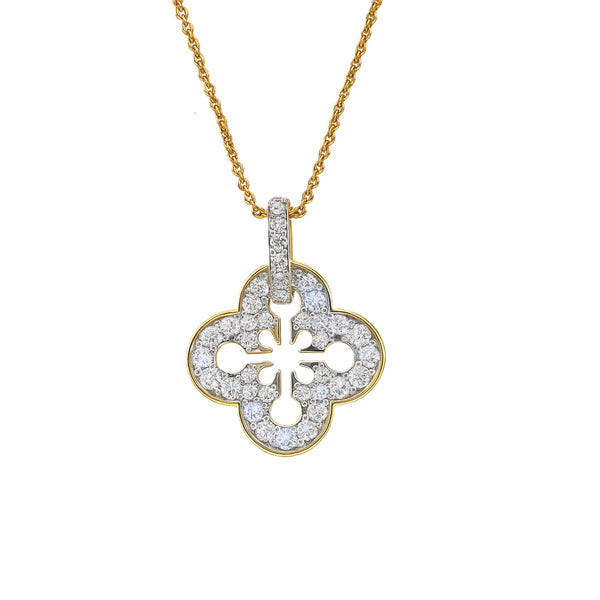 Clover Diamond Pendant