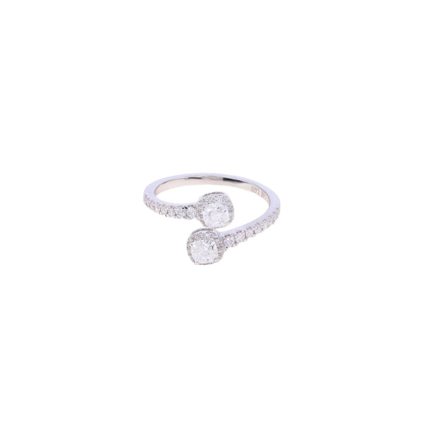 Diamond Bypass Ring