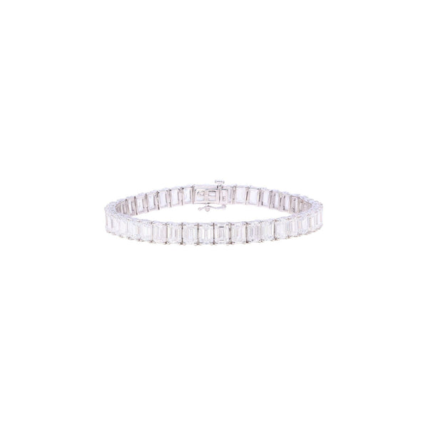 Emerald Cut Tennis Bracelet