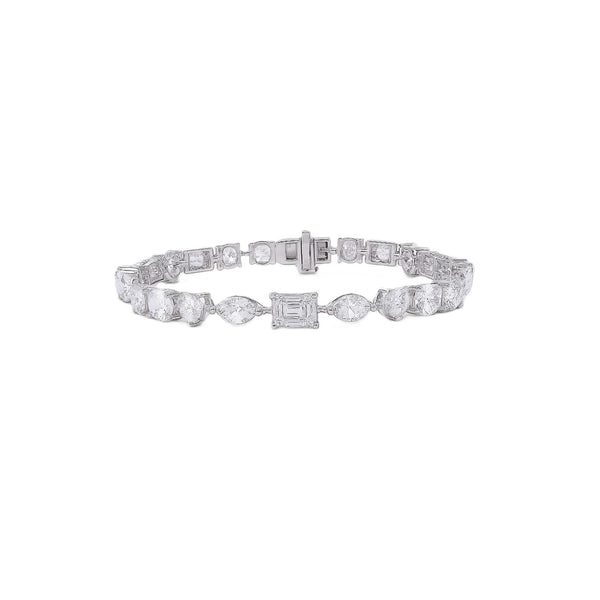 Multi Shape Tennis Bracelet