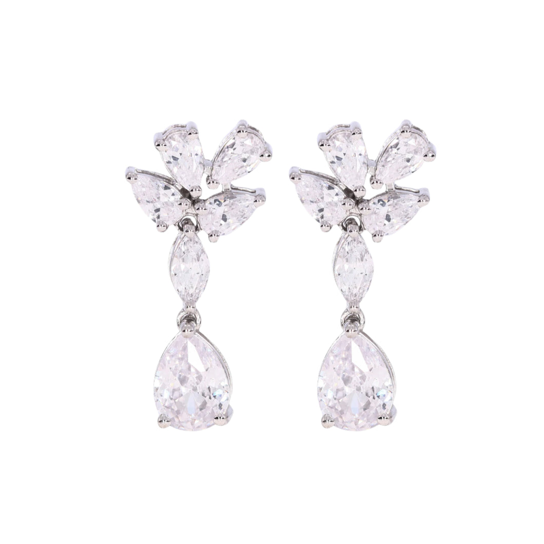 2.36 ctw. Lab-Created Diamond Earrings in 14K White Gold