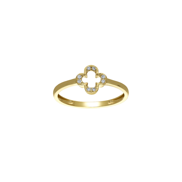 Clover Diamond Ring