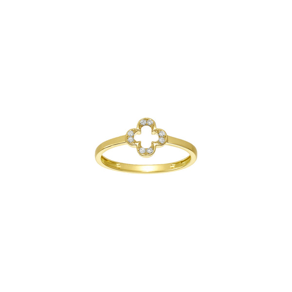 Clover Diamond Ring