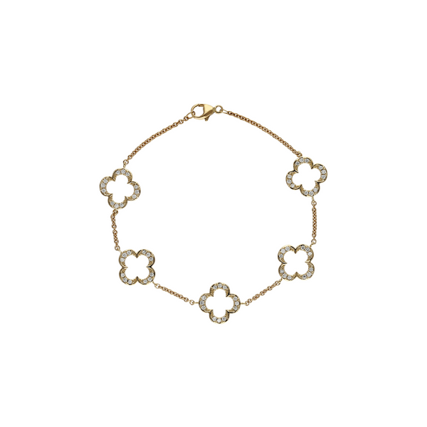 Clover Diamond Bracelet