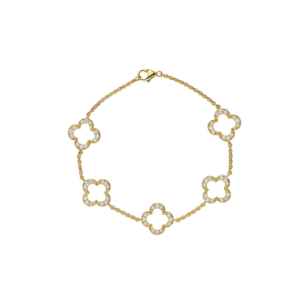 Clover Diamond Bracelet
